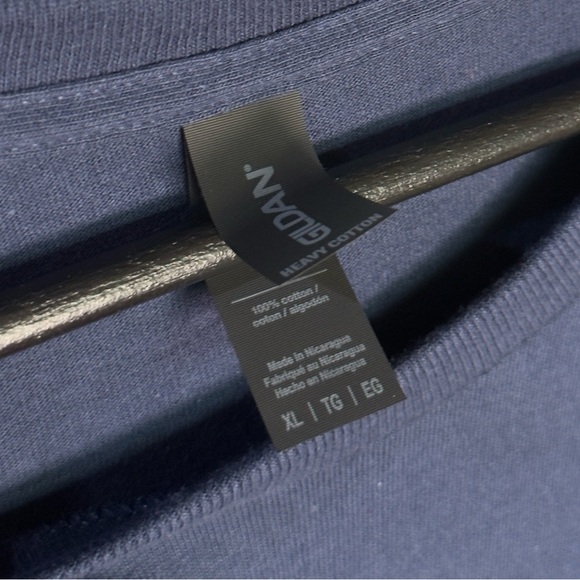 LOVE SUITS YOU Graphic Tee – XL – Navy Blue Gildan Shirt - Picture 6 of 6